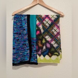 Colorful Patterned Scarves